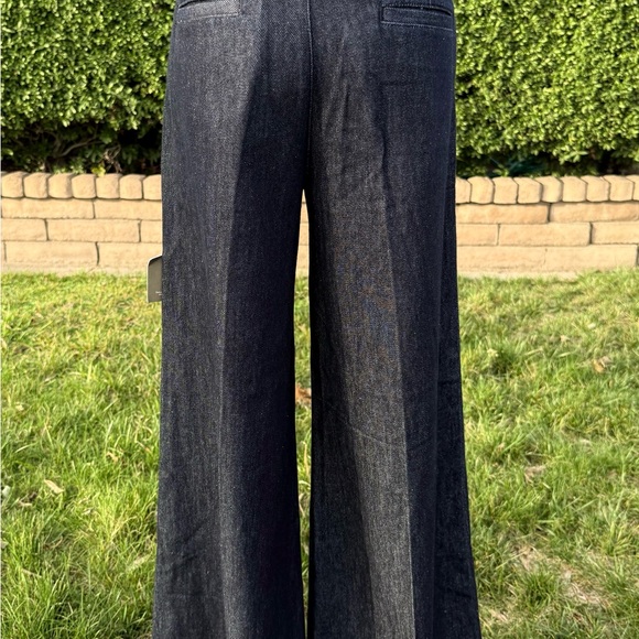 NEW-Danbury Mint Dark Blue Flare & Wide Leg Jeans - Picture 4 of 14